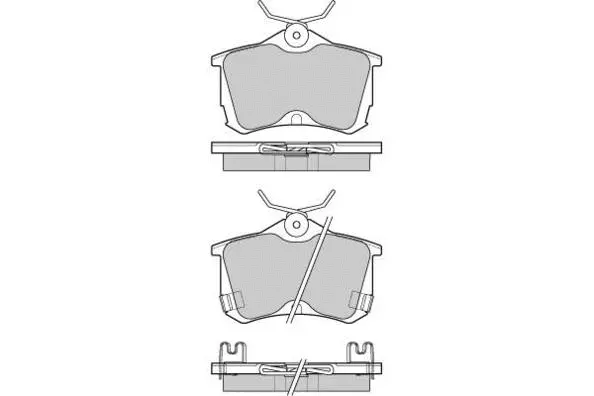 Brake Pad Set, disc brake (12-0976)