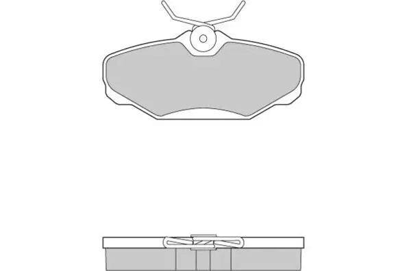Brake Pad Set, disc brake (12-0884)