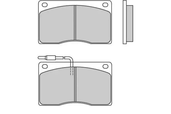 Brake Pad Set, disc brake (12-0340)