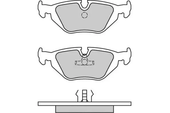 Brake Pad Set, disc brake (12-0498)