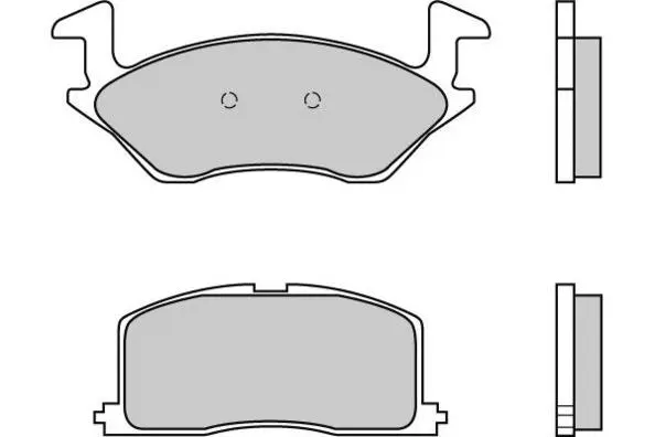Brake Pad Set, disc brake (12-0481)