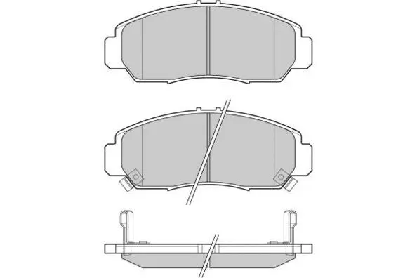 Brake Pad Set, disc brake (12-1059)