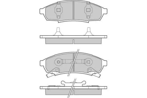 Brake Pad Set, disc brake (12-0778)