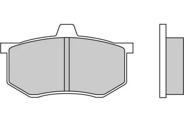 Brake Pad Set, disc brake (12-0140)