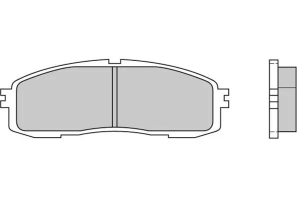 Brake Pad Set, disc brake (12-0362)