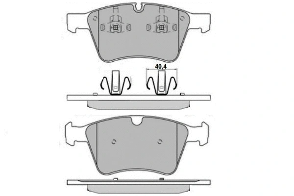 Brake Pad Set, disc brake (12-1648)