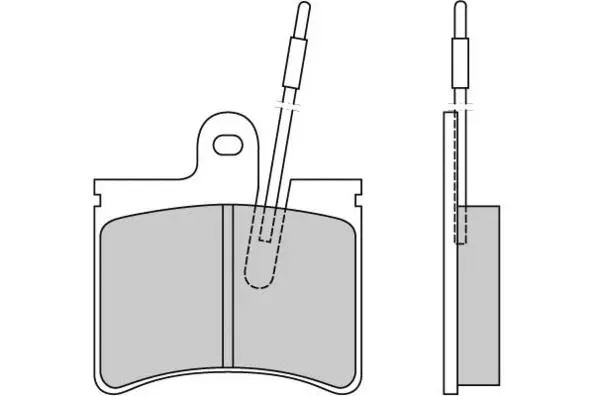 Brake Pad Set, disc brake (12-0161)
