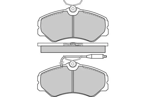 Brake Pad Set, disc brake (12-0337)