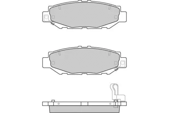 Brake Pad Set, disc brake (12-0831)