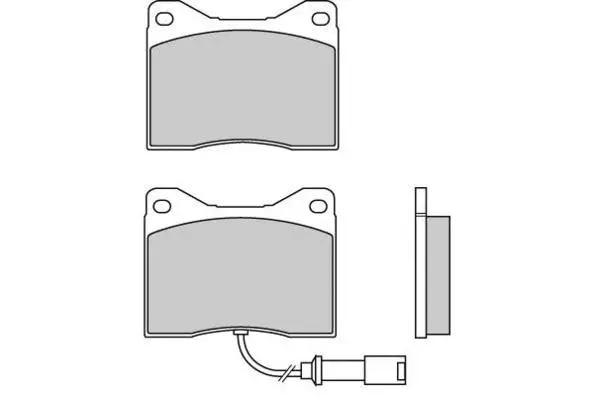 Brake Pad Set, disc brake (12-0460)
