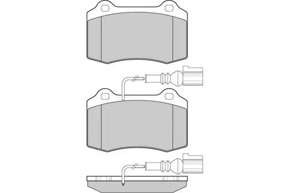 Brake Pad Set, disc brake (12-1161)
