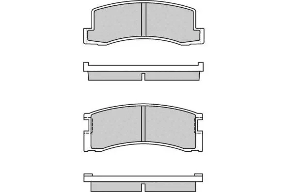 Brake Pad Set, disc brake (12-0309)