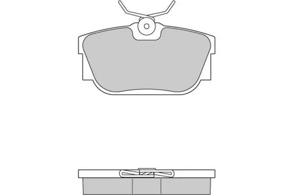 Brake Pad Set, disc brake (12-0958)