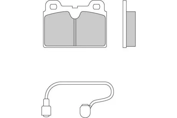 Brake Pad Set, disc brake (12-0202)