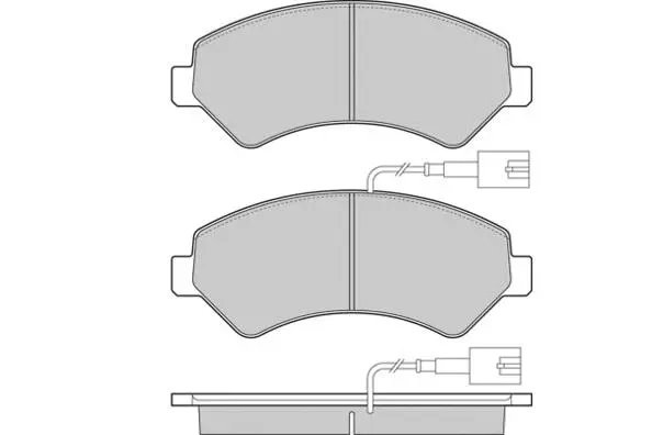 Brake Pad Set, disc brake (12-1323)