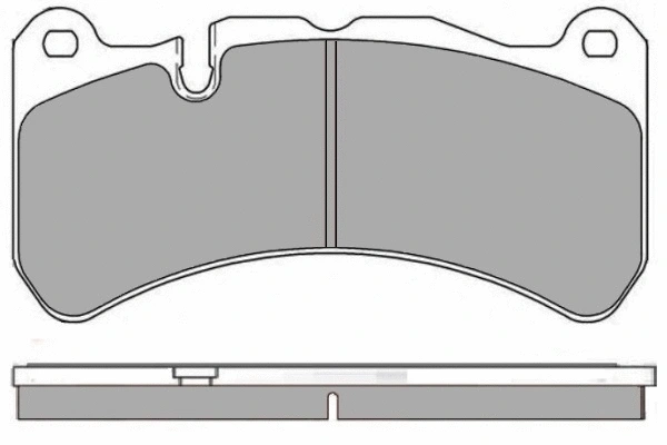 Brake Pad Set, disc brake (12-1639)