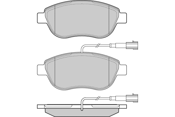 Brake Pad Set, disc brake (12-1426)