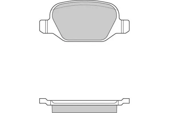 Brake Pad Set, disc brake (12-0891)