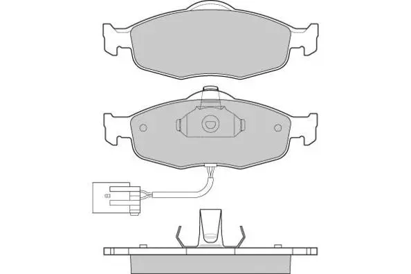 Brake Pad Set, disc brake (12-0561)