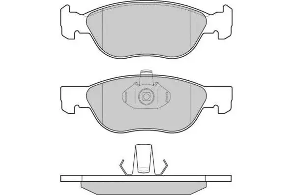 Brake Pad Set, disc brake (12-1131)