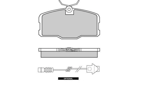 Brake Pad Set, disc brake (12-0317)