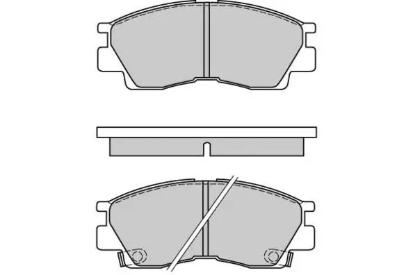 Brake Pad Set, disc brake (12-0453)