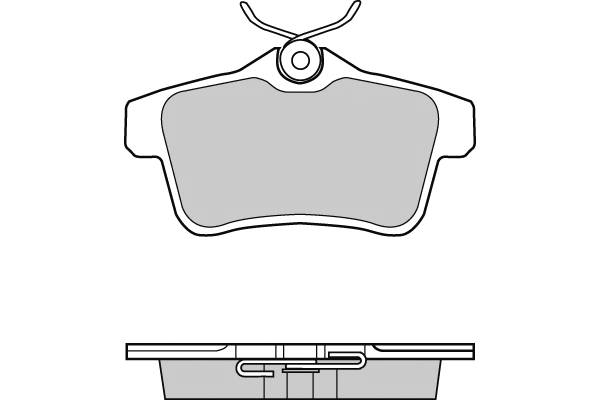 Brake Pad Set, disc brake (12-1387)