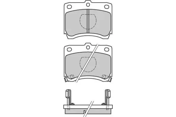 Brake Pad Set, disc brake (12-0429)