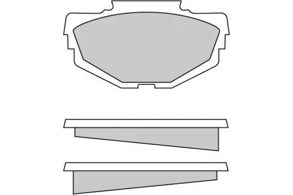 Brake Pad Set, disc brake (12-0040)