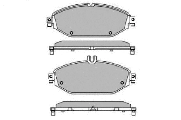 Brake Pad Set, disc brake (12-1612)