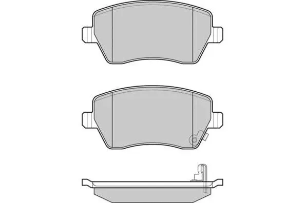 Brake Pad Set, disc brake (12-1248)