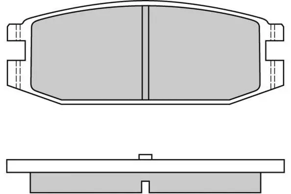 Brake Pad Set, disc brake (12-0331)
