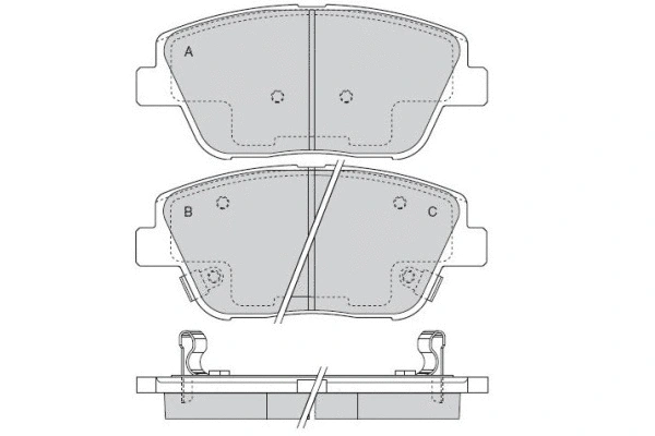 Brake Pad Set, disc brake (12-1548)