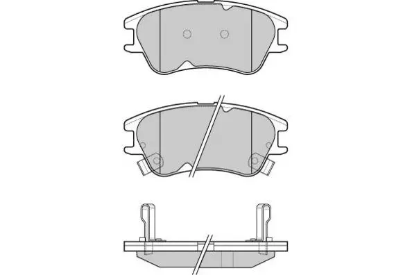 Brake Pad Set, disc brake (12-1138)