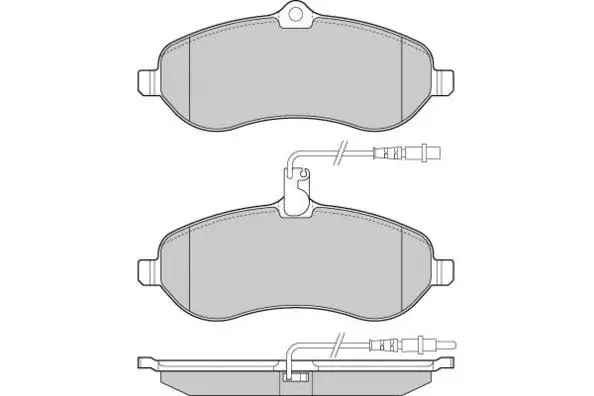 Brake Pad Set, disc brake (12-1283)