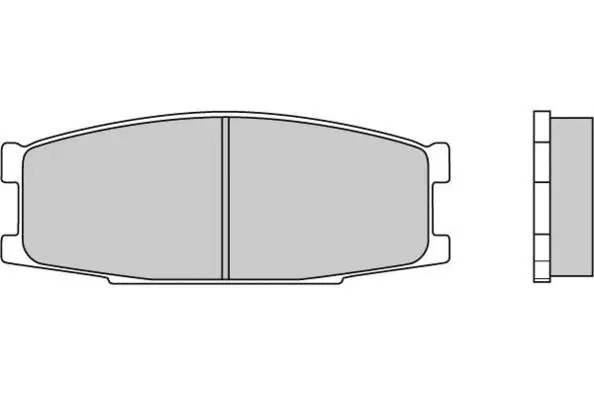 Brake Pad Set, disc brake (12-0434)