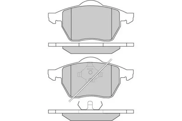 Brake Pad Set, disc brake (12-0679)