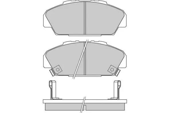 Brake Pad Set, disc brake (12-0648)