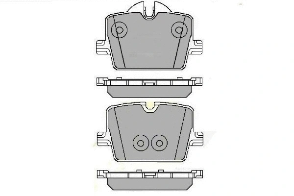 Brake Pad Set, disc brake (12-1754)