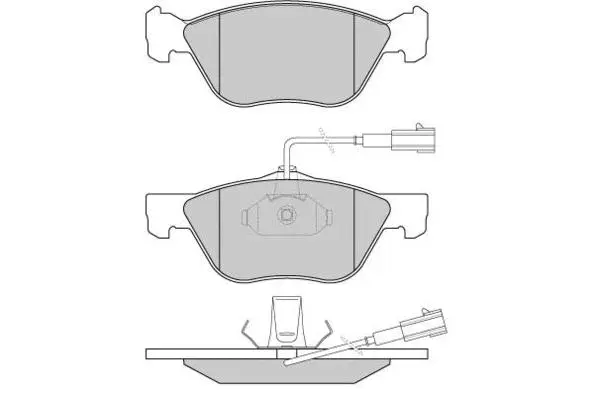 Brake Pad Set, disc brake (12-0838)