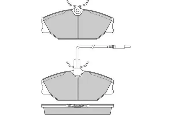 Brake Pad Set, disc brake (12-0527)