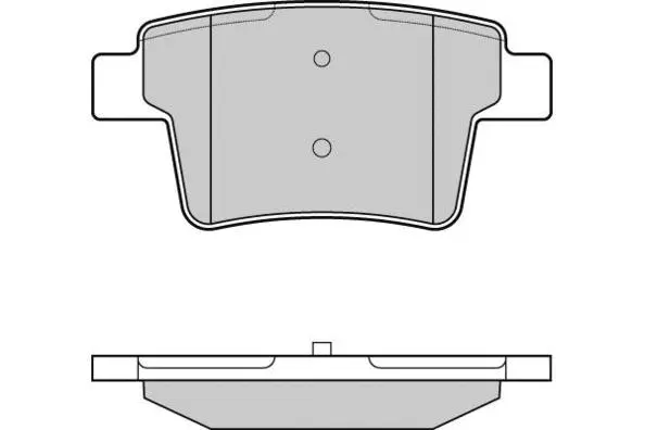 Brake Pad Set, disc brake (12-1266)