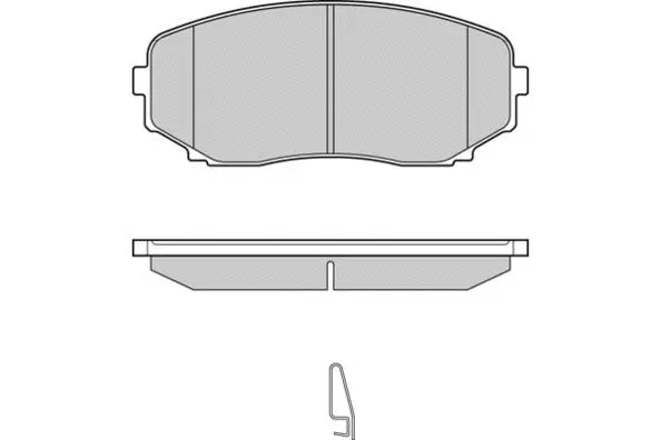 Brake Pad Set, disc brake (12-1332)