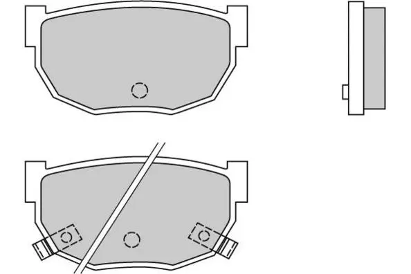 Brake Pad Set, disc brake (12-0303)
