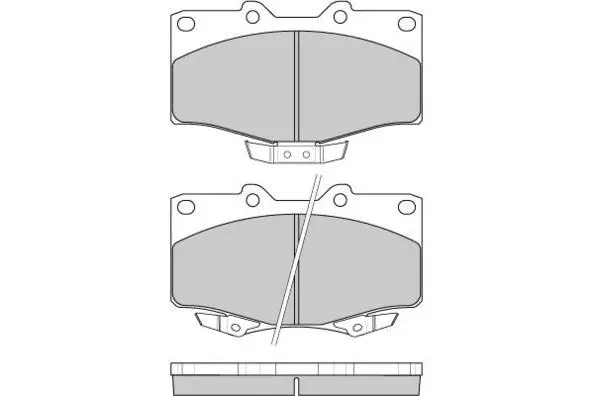 Brake Pad Set, disc brake (12-0748)