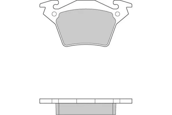 Brake Pad Set, disc brake (12-0880)