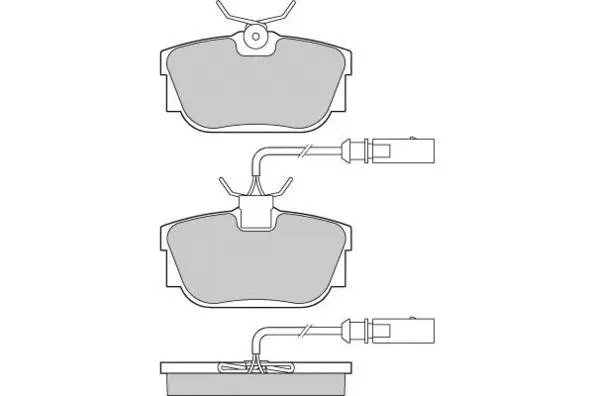 Brake Pad Set, disc brake (12-0946)