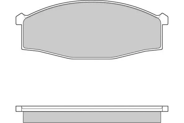Brake Pad Set, disc brake (12-0757)
