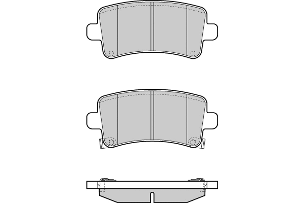 Brake Pad Set, disc brake (12-1379)