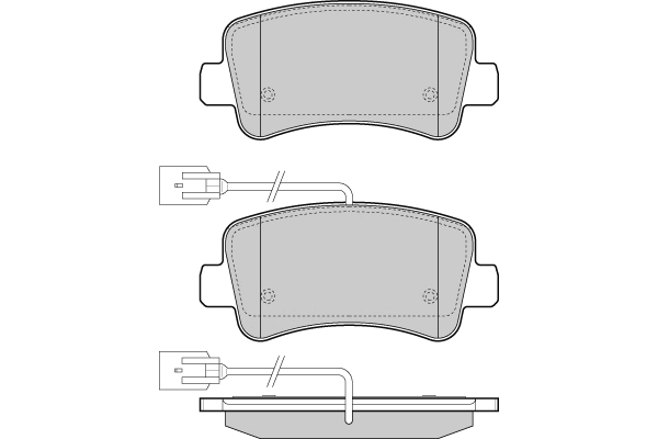 Brake Pad Set, disc brake (12-1441)